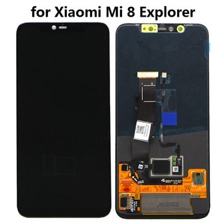  Xiaomi Mi 8 Explorer LCD Display und Touchscreen Schwarz