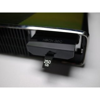 Microsoft XBOX 360 Slim 250GB Festplatte - Harddisk inkl. Gehuse