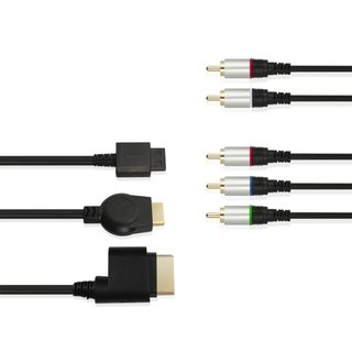 Wii, XBOX 360, PS3, PS2 komponenten Kabel - Component cable vergoldet