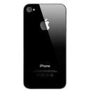Apple iPhone 4 Glas Rckseite Backcover Schwarz