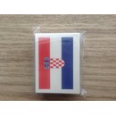 Kroatien Fan Tattoo Fahne 2er Set