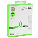 Belkin MixIT Audio Spiralkabel, 1.80m, Grn [2x...