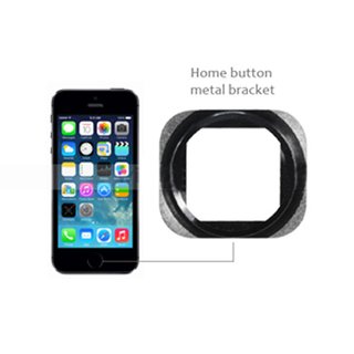 Replacement Home Button Metal Bracket For iPhone 5S(Black)