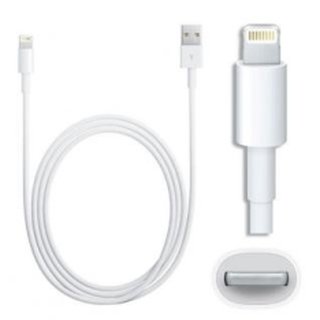 Apple Lightning zu USB Daten & Ladekabel MD818ZM/A Lightning Weiss