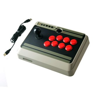 8BITDO NES30 Arcade Fighting Stick Joystick fr IOS, PC, Steam, Android & Nintendo Switch