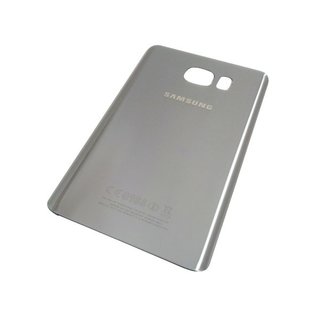 Samsung Galaxy Note 5 Akkudeckel Back Cover Silber Grau