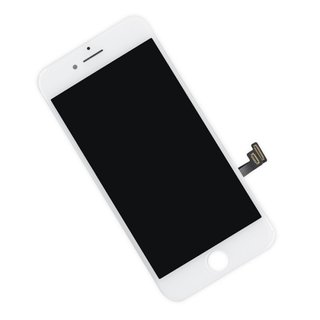 Original iPhone 8 LCD Display und Touchscreen Weiss mit Kleinteilen