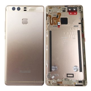 Huawei P9 Gehuse Akkudeckel mit Fingerprint Senso Gold