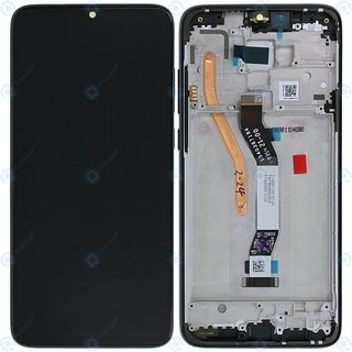 Xiaomi Redmi Note 8 Pro LCD Display und Touchscreen mit Rahmen Schwarz