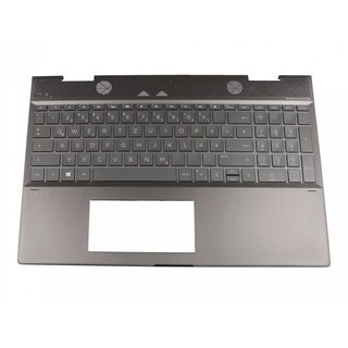 HP ENVY x360 ? 15-cp0704nz Original HP Tastatur inkl. Topcase DE (deutsch) Grau mit Backlight