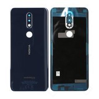 Battery Cover fr TA-1095 Nokia 7.1 - gloss midnight blue