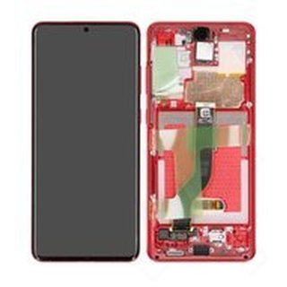 LCD + Touch + Frame fr G985F, G986B Samsung Galaxy S20+ 5G - aura red