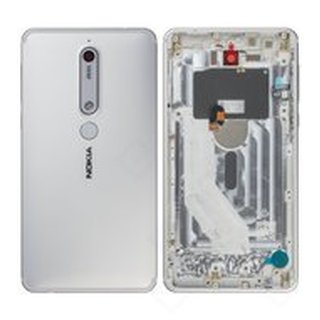 Battery Cover NFC fr TA-1043 Nokia 6.1 Dual - white iron