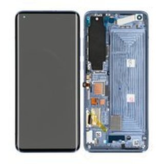 LCD + Touch + Frame fr Xiaomi Mi 10 5G - coral green C-Version