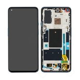 LCD + Touch + Frame fr OnePlus 9 - astral black