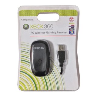XBOX 360 WIRELESS GAMING RECEIVER FOR WINDOWS PC BLACK