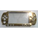 PSP Slim Faceplate / Abdeckung in gold metallic inkl....