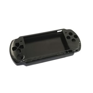 PSP Slim & Lite Aluminium Case - Gehäuse Front und Rückseite in schwarz