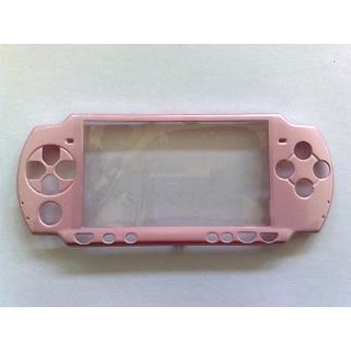 PSP Slim Faceplate / Abdeckung in rosa metallic inkl. Displays.