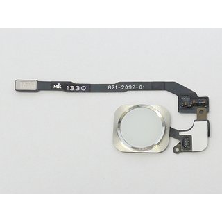 Original  Silver Home Button Flex Ribbon Cable Sensor Assembly For iPhone 5S