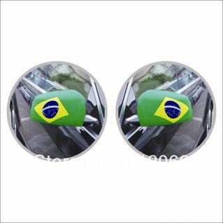 Auto Aussenspiegel Flagge Brasilien 2er Set