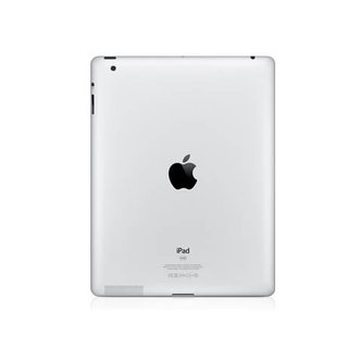 iPad 2 originale Rückseite / Verschalung / Back Cover in silber