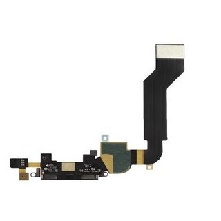 Charging Port Flex Cable for iPhone 4S (Black)