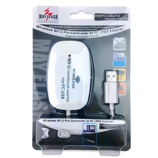Wireless Wii U Pro Controller für Amazon Fire TV, PC  & PS3 Adapter