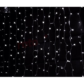 1.5m x 1.5m LED Curtain with 8 Flashing Modes in blue