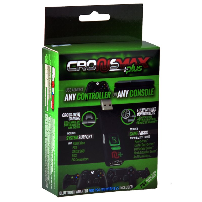 CRONUSMAX PLUS V3 CROSS COVER GAMING ADAPTER FOR PS4 / XBOX ONE / PS3 /  XBOX 360 / WINDOWS PC - 